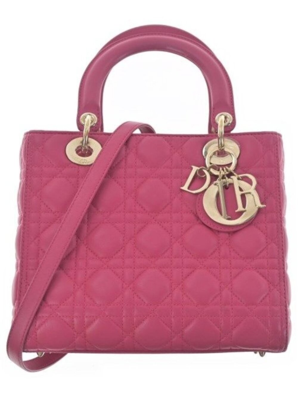 Dior Cannage Lady 2-Way Handbag
